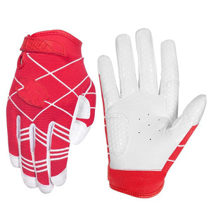 Guantes de bateo de béisbol de rendimiento para el día del juego o la práctica con ajuste transpirable y material de agarre fuerte - Product Image 3