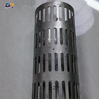 Élément filtrant hydraulique en maille métallique cylindrique haute résistance SUS304/316L/316, ODM 130*260 mm, sans entretien