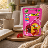 YoloDuck Vente en gros Gommes aux fruits roses en sachet de 65g à fort potentiel de profit, prêtes à l'emploi