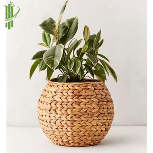 Natural Seagrass Hanging <b>Basket</b> Eco-Friendly Handwoven Planter <b>Basket</b> with Handle Made in Vietnam - Product Image 1