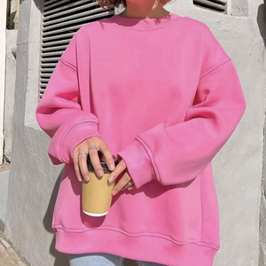 Calidad Street Wear Pullover Mujeres Sudaderas con capucha Tallas grandes Mujeres Sudaderas con capucha Algodón Tallas grandes Ropa de mujer y sudaderas - Product Image 4
