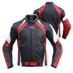 Chaquetas de carreras de cuero Premium de Venta caliente para hombres Equipo de motocicleta de alta calidad con diseño deportivo y acolchado protector - Product Image 5