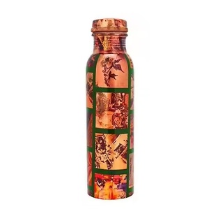 Greenish Theme Copper <b>Water</b> <b>Bottle</b> Available with Customize Sizes Leak Proof Drinkware Accessories At Affordable Price for Sell - Product Image 5