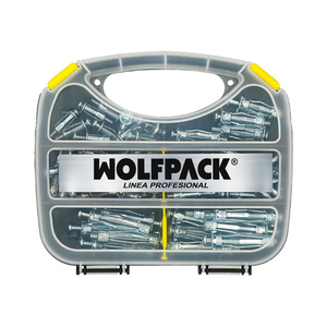 Kit di Ancoraggio a Espansione in Metallo per Fissaggio in Elementi Cavi (68 Pezzi) - Product Image 1