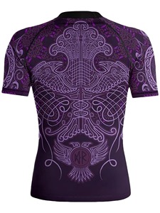 Professional Men's Sports <b>Rashguard</b> Short Sleeve Compression Shirt Spandex/Polyester Material Quick Dry Breathable Eco-Friendly - Product Image 3