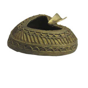 Cenicero hecho a mano Dhokra Dokra gran obra de arte Interior decoración del hogar regalo Showpiece - Product Image 4