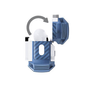 Funda Protectora Netzy Blanca para Air-Pods Pro, Carcasa de TPU Resistente a Impactos con Botones - Product Image 3