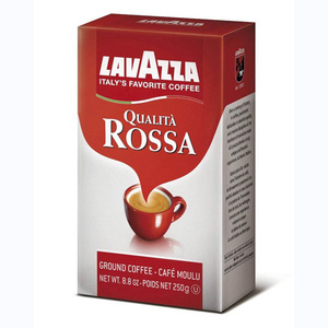 Café Molido Lavazza Qualità Rossa de 250g, Fabricante Líder, Calidad Premium, Café Italiano de Tendencia con Aroma Profundo - Product Image 1