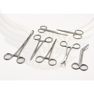 Pince à épiler bipolaire à électrocoagulation réutilisable et incurvée pour instruments vétérinaires - Product Image 4