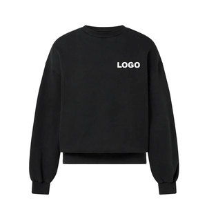 Acheter Sweat-shirt brodé personnalisé pour hommes Pull Vintage Oversize Basics Sweats à capuche respirants anti-rides en coton mélangé pour hommes - Product Image 6