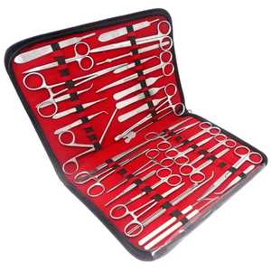 Kit completo de entrenamiento/práctica de sutura quirúrgica abierta para estudiantes de medicina-Almohadilla de sutura con heridas precortadas y kit de sutura - Product Image 4