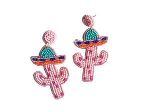 ต่างหูประดับลูกปัดทำมือคุณภาพสูง สไตล์โบฮีเมียนเก๋ไก๋ ราคาถูก - Product Image 4