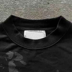 เสื้อยืดปักเย็บปะติดสำหรับผู้ชายเสื้อยืดผ้าฝ้ายโอเวอร์ไซส์ vintage100 % เปิดไหล่ประดับหินลายกราฟิกขนาดใหญ่ - Product Image 4