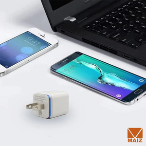 Chargeur mural USB double port 2.1A - Couleurs assorties - Product Image 5