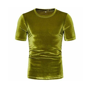 Nueva Camiseta de Terciopelo Brillante Hecha a Medida, sin Cuello, Manga Larga, Transpirable, Ecológica, de Secado Rápido, 220g, para Hombre, Invierno - Product Image 1