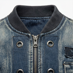 Chaqueta Vaquera de Alta Calidad para Hombre, Estilo Casual Urbano, Fabricada Profesionalmente a Precios Competitivos, Ropa Exterior - Product Image 4