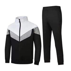 Trajes atléticos de 2 piezas para hombre, conjuntos de chándal de entrenamiento de invierno con cremallera completa, transpirables de talla grande - Product Image 3
