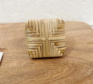 Top qualité d'exportation rotin naturel bouton carré meubles tire poignées de placard en laiton pour cuisine chambre commode matériel - Product Image 6