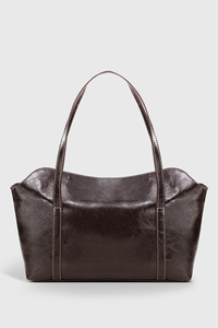 Bolso Tote de Cuero PU Arrugado para Mujer con Logotipo Personalizado, OEM ODM, Bolso de Hombro de Gran Capacidad - Product Image 2
