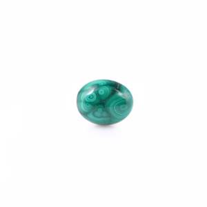 Pierre de Malachite de 14,04 carats (forme de rein) - Pierre précieuse minérale polie en forme de poire, perles de 8 mm de hauteur - Product Image 1