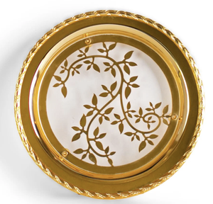 Plateau de service en métal fini argenté spécial Ramadan pour le Moyen-Orient Plateaux de plats de service polis de haute qualité pour aliments, boissons et dattes - Product Image 5