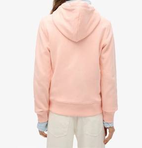 Vente en gros Style décontracté léger hiver polaire sweats à capuche pour femmes manches longues avec impression de logo personnalisé et poches zippées complètes - Product Image 2