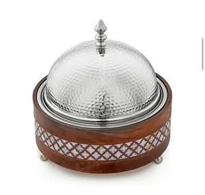 Nouveau design Hotpot en métal Excellente qualité Casserole faite à la main Hôtel et maison Cuisine Ware Comptoir Chauffe-plats en métal - Product Image 5