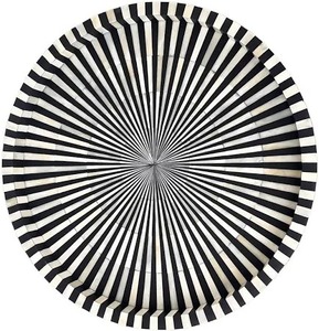 Fournisseur indien Plateau décoratif élégant en incrustation d'os Pièce d'appoint élégante pour salon ou table à manger du fournisseur indien - Product Image 2