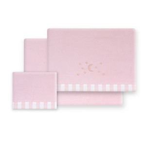 Juego de Ropa de Cama Modelo Luna Estrellas de 3 Piezas en Forro Polar Coral con Técnica de Tejido - Product Image 1