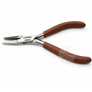 5 Inch Flat Nose <b>Pliers</b> Brown Handle Compact Grip <b>Tool</b> for Daily Repair DIY Work OEM CE ISO Factory - Product Image 1
