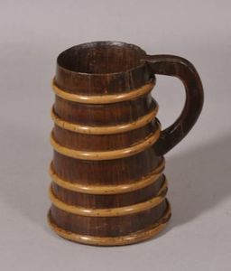 แก้วเบียร์ไม้-ถังเก็บเบียร์ไวกิ้งทำมือ100%-มีถุงของขวัญยุคกลางหลายขนาด - Product Image 6