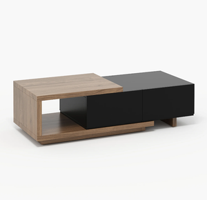 Mesa de centro de forma redonda de alta calidad, diseño moderno, colección de muebles para sala de estar, mesa de madera de alta calidad al por mayor - Product Image 3