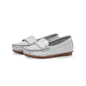 Mocassin formel argenté pour filles KD0912 Outil de tournage élégant et confortable pour les occasions spéciales - Product Image 3