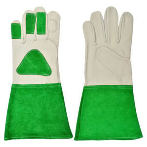 Gants de soudage personnalisés TRQ Gants de soudage à main pour soudeur Gants de soudage en cuir industriel - Product Image 3