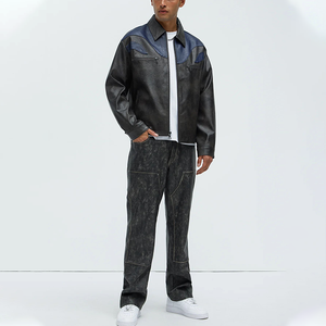 Veste en similicuir pour homme Veste d'hiver respirante anti-rides anti-rétrécissement pour homme 2025 - Product Image 5