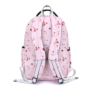 Mochila para ordenador portátil para estudiantes de 15,6 pulgadas con logotipo personalizado, mochila escolar impermeable para viajes de negocios, Asa desmontable con cierre de cremallera - Product Image 3