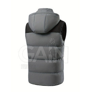 Fabricant de vêtements sur mesure Veste matelassée rembourrée en duvet synthétique pour homme - Product Image 3