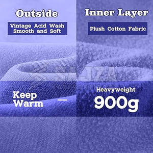 Sudadera con capucha de lavado ácido para mujer diseñada para brindar suavidad y calidez con una textura lavada única - Product Image 6