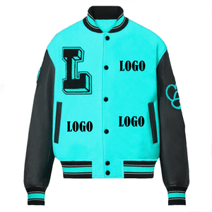 Chaquetas Varsity de Baloncesto Personalizadas para Hombre, Estilo Moderno, Cuello Redondo, Talla Grande, Cierre de un Botón, Impermeables, en Oferta - Product Image 4