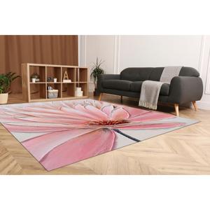 Tapis imprimé : Tapis à fleurs roses, Tapis de luxe, Tapis roses, Tapis botanique, Tapis en chenille - Product Image 4