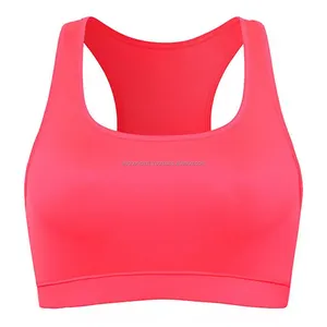 Woman plus size sports bras sport wear neon pink best design for big women Full Back Coverage Bra Hides Back Fat & Side Bra