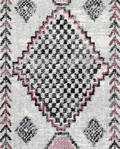 Love Is Home Alfombra de polipropileno geométrica moderna acolchada antideslizante ecológica para sala de estar uso doméstico - Product Image 1