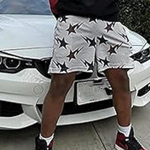 Streetwear d'été urbain Shorts pour hommes Graphic Mesh Loose Fit Sportswear pour Gym Running Casual Daily Style - Product Image 6