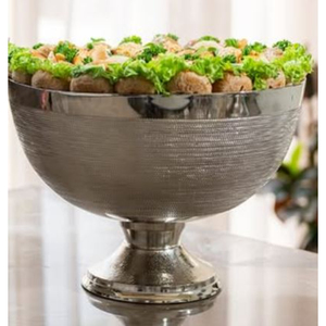 Diseño atractivo Cuenco de dulces de chocolate Gran calidad Cuenco de metal negro Hotel decorativo para servir Cuenco de catering Precio más bajo - Product Image 3