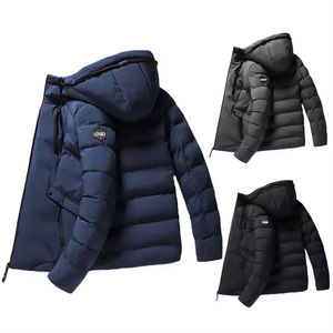 Chaqueta Acolchada Impermeable con Cuello Alto para Hombre, Estilo Burbuja, para Invierno, Uso en Exteriores, Personalizada de Fábrica al por Mayor - Product Image 1