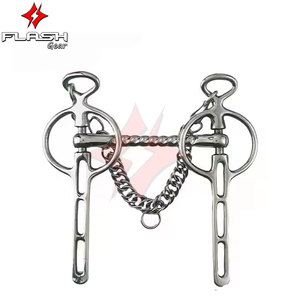 Broca de conducción Liverpool de alta calidad con boca recta Acolchado suave Tachuela ecuestre Broca de anillo suelta de acero inoxidable Alemán - Product Image 2