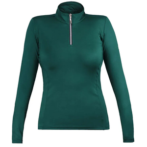 Gran oferta, camisetas ecuestres transpirables y de secado rápido para mujer, camisetas técnicas y de rendimiento de equitación, camisas de capa base - Product Image 5
