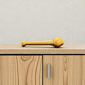 Statue en laiton Kuber Ji Gada Devta Shastra, remède Vastu Shastra Feng Shui pour la richesse, décoration d'intérieur, objet de décoration - Product Image 2