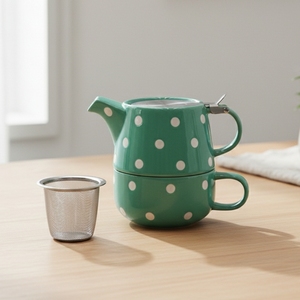 Vente directe d'usine 3460434A-0.5 Théière en grès pour une personne avec poignée en céramique 500 ml - Product Image 5