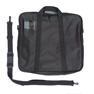 Quality Lightweight Genuine <b>Leather</b> Duffel Travel <b>Bag</b> with Zipper Closure <b>Soft</b> Case Polyester Lining for Masonic Apron Holder - Product Image 6